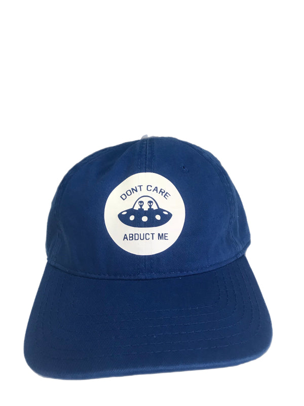 Abduct Me Blue Dad Hat - Fun and Unique Alien Probing Hat