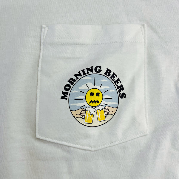 MORNING BEERS SUNRISE POCKET TEE