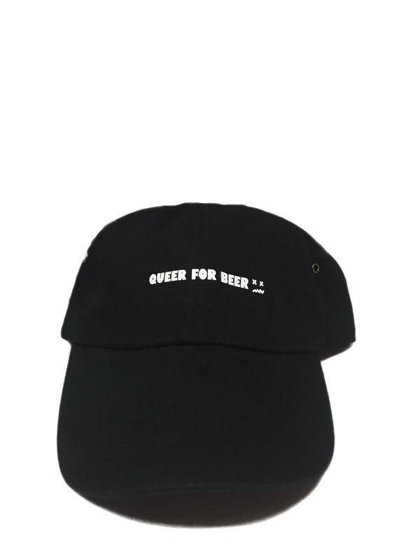 Queer for beer dad hat