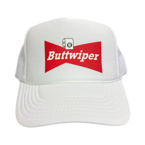 BUTTWIPER TRUCKER WHITE