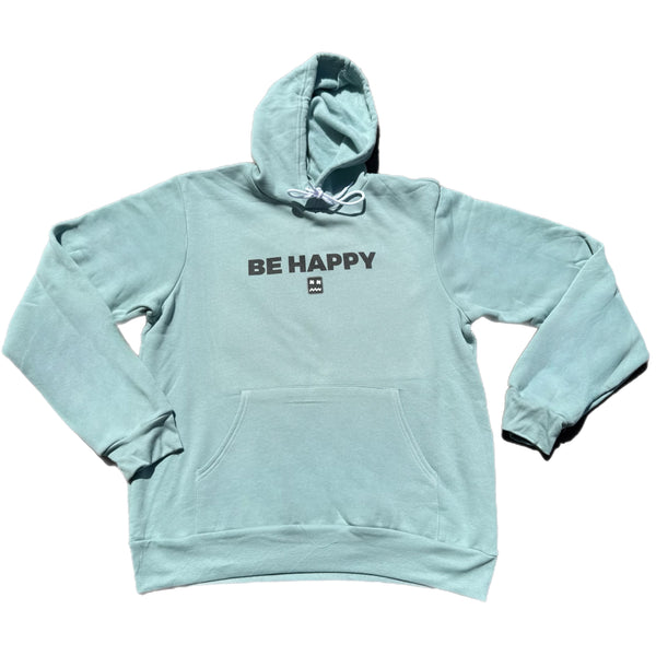 BE HAPPY SPONGE HOODIE