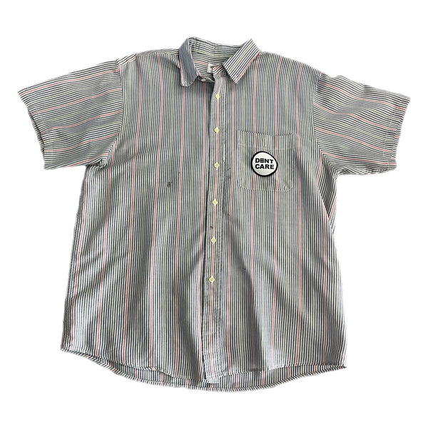 RBG STRIPIN BUTTON UP