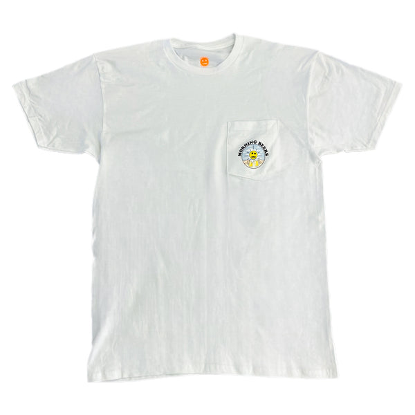 MORNING BEERS SUNRISE POCKET TEE