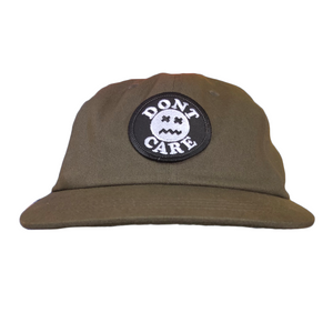 Army Green New Logo Hat - 6-Panel Discount Hat with Patch