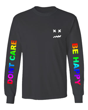 ARMS WIDE OPEN RAINBOW Long Sleeve T-Shirt - Soft 100% Cotton Tee