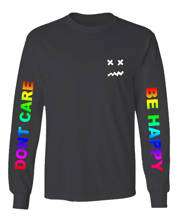 ARMS WIDE OPEN RAINBOW Long Sleeve T-Shirt - Soft 100% Cotton Tee