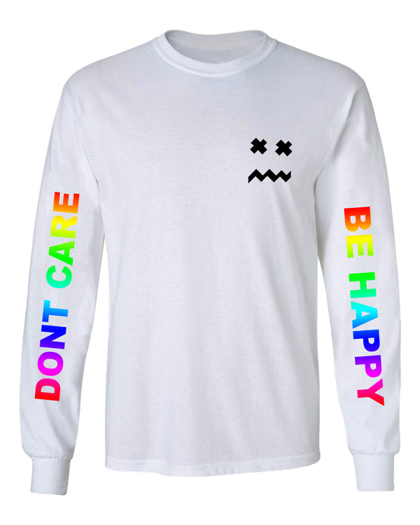 ARMS WIDE OPEN RAINBOW Long Sleeve T-Shirt - Soft 100% Cotton Tee