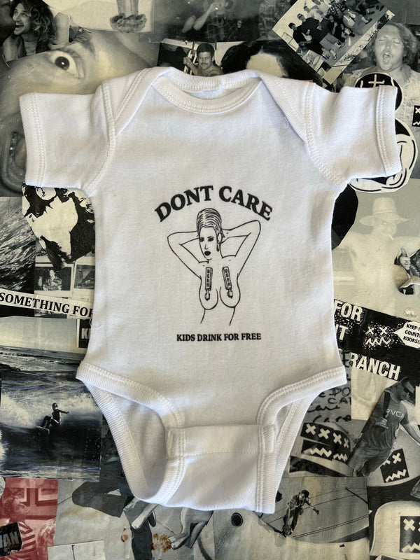 KIDS DRINK FREE BABY ONESIE