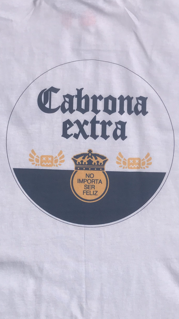 Cabrona Corona Don't Care T-Shirt - Bold & Carefree Fashion