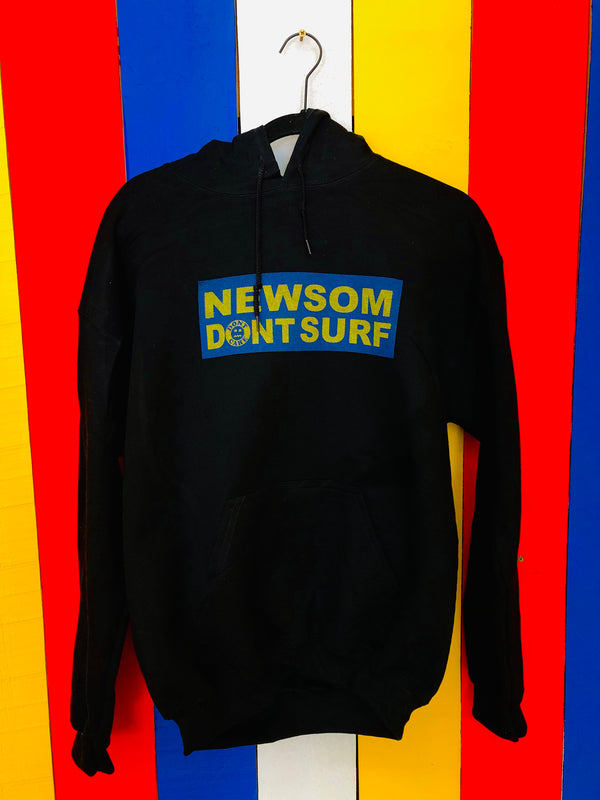 Newsom Dont Surf Hoodie Black