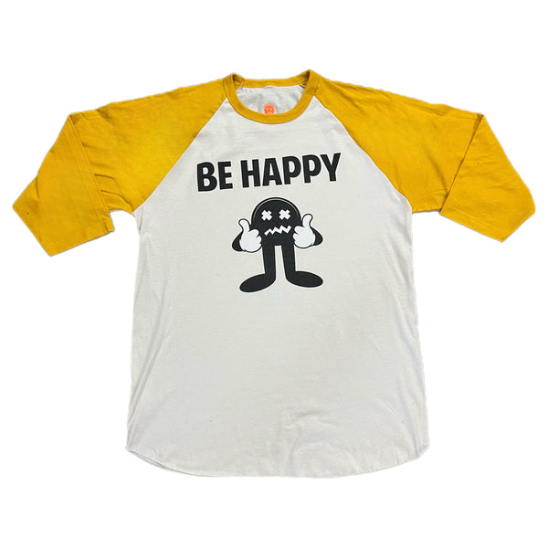 BE HAPPY GUY Baseball Tee - Comfortable Cotton Raglan Shirt