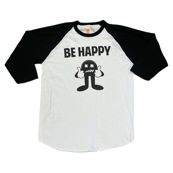 BE HAPPY GUY Baseball Tee - Comfortable Cotton Raglan Shirt