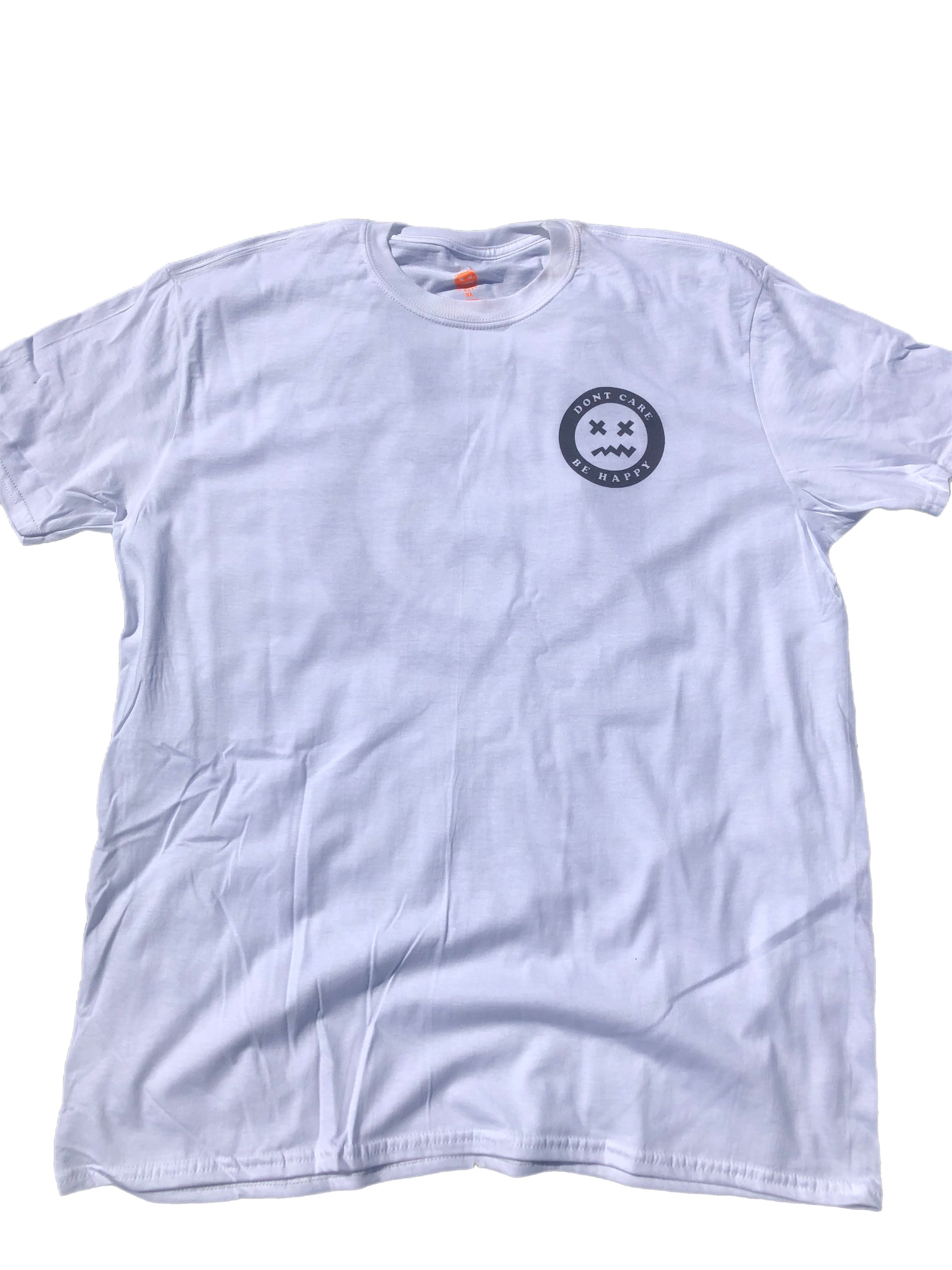 Be Happy Circle White