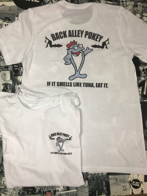 Back Alley Poke T-Shirt - Super Soft 'Don't Care' Cotton Tee